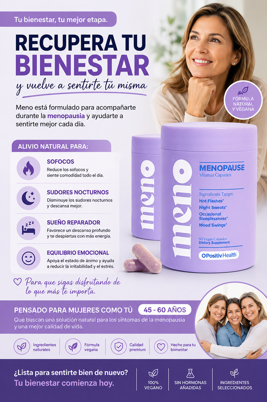 MENO VITAMINAS PARA LA MENOPAUSIA